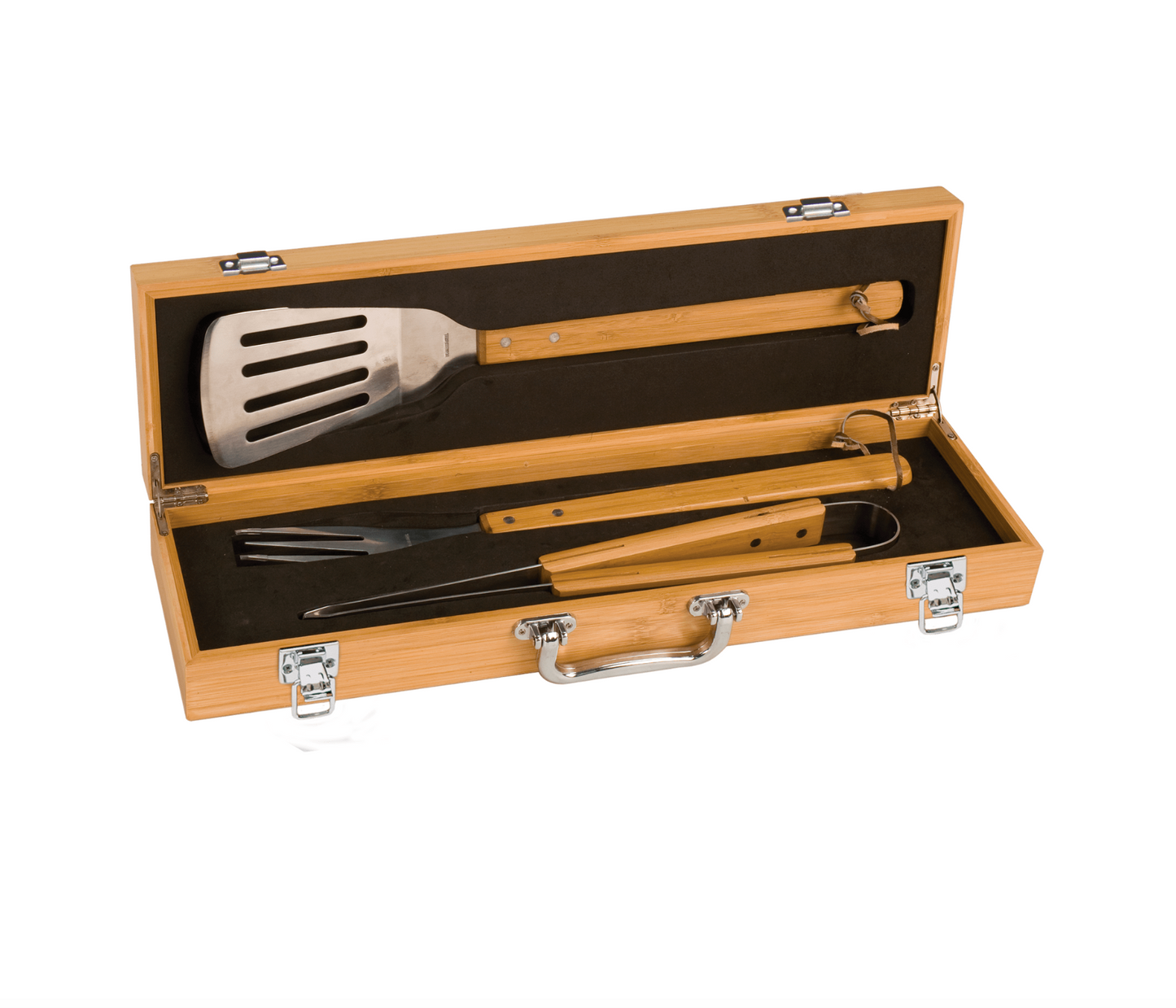 BBQ - 3 Piece Bamboo case