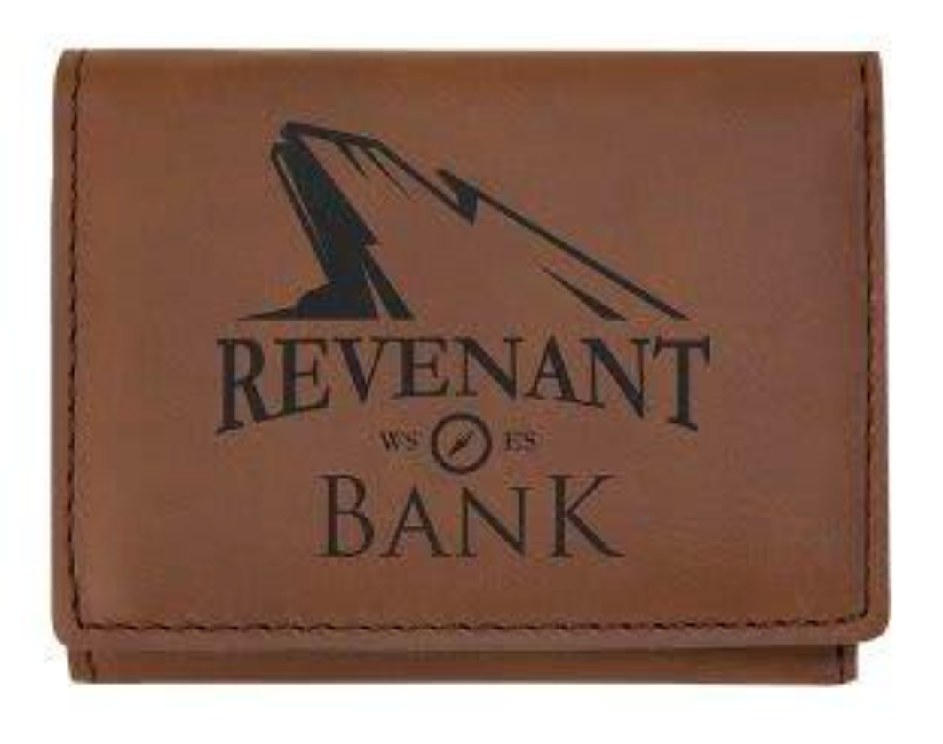 Personalized Leatherette Trifold Wallet